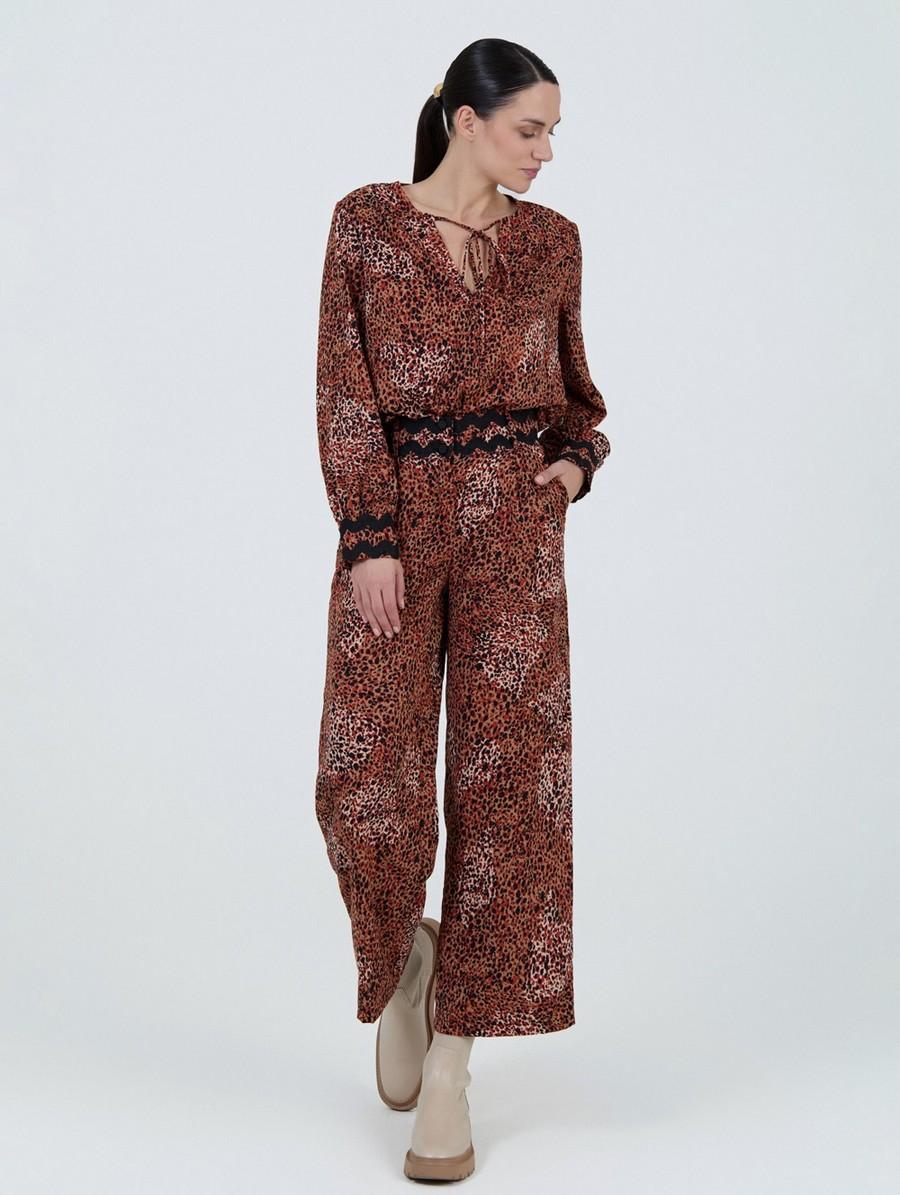 Skatie Γυναικείο Παντελόνι Wide Fit Σε Εμπριμέ Μοτίβο φωτογραφία