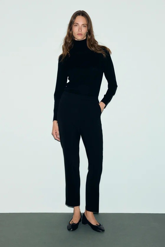 Gerard Darel Gerard Darel Γυναικείο Μονόχρωμο Παντελόνι 7/8 Με Ελαστικό Πίσω Μέρος Slim Fit Για Business & Formal Εμφανίσεις