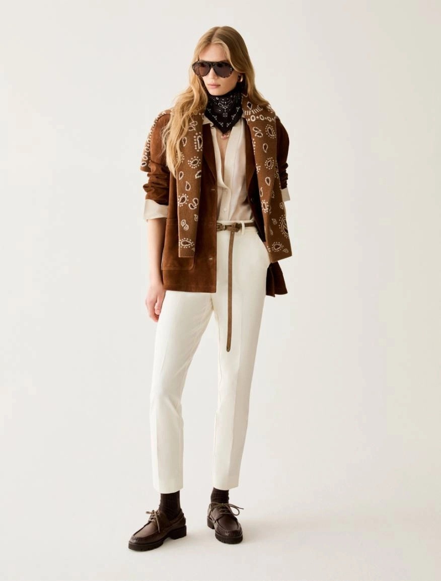 Penny Black Pennyblack Γυναικείο Παντελόνι Μονόχρωμο Με Πιέτα Slim Fit Για Business & Formal Εμφανίσεις - 2