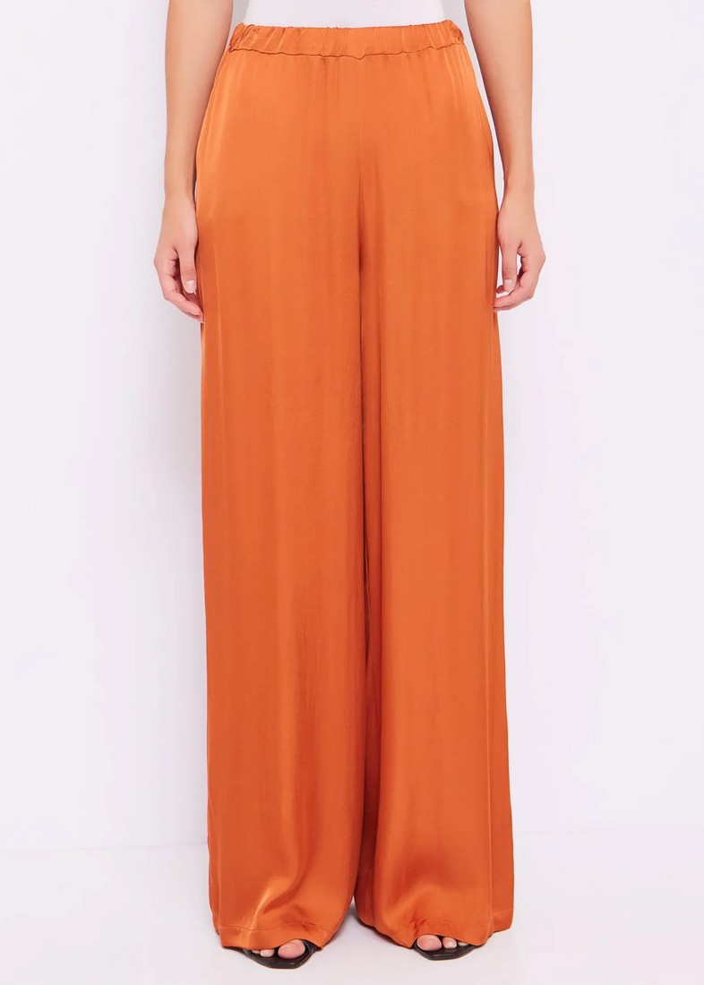 Gaudi Gaudi Παντελόνα Σατέν σε Κεραμιδί