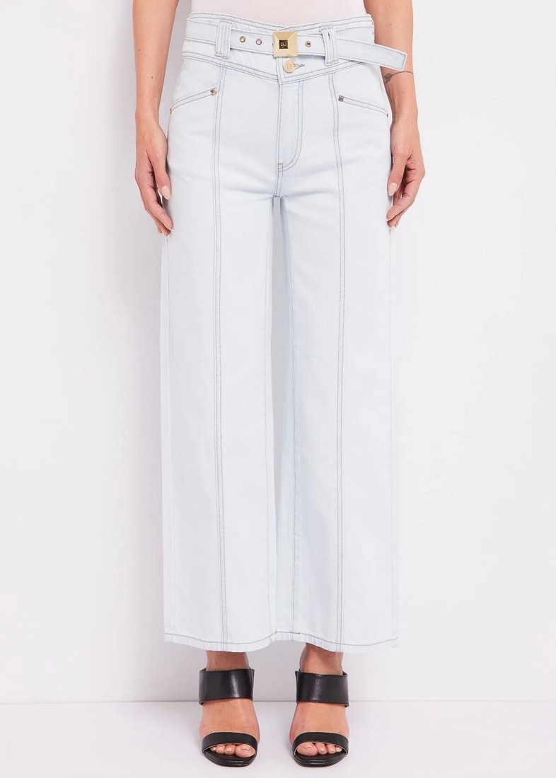 Gaudi Jean Παντελόνι με Ζώνη