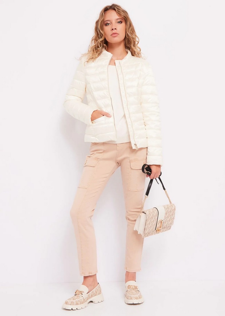 Gaudi Παντελόνι Cargo Skinny σε Light Beige φωτογραφία