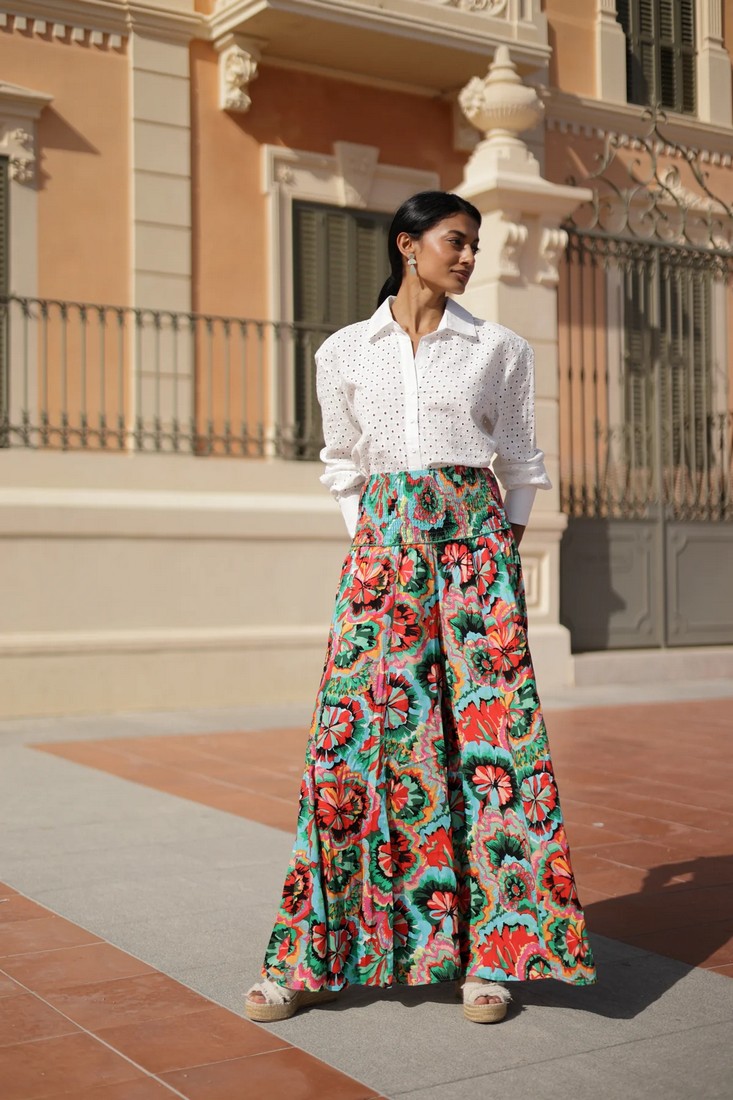 Luna Llena Luna Llena Παντελόνα Floral Print