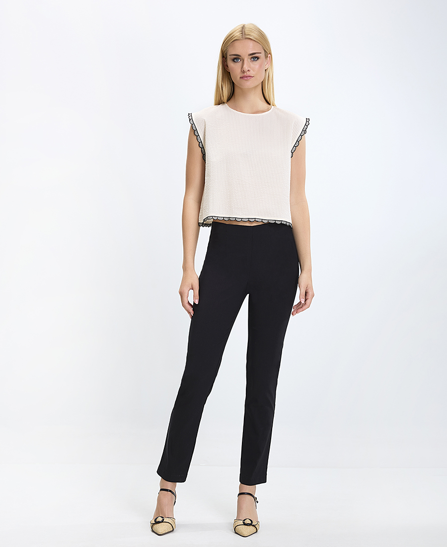 Γυναικείο Παντελόνι Slim Fit με Ελαστικότητα φωτογραφία