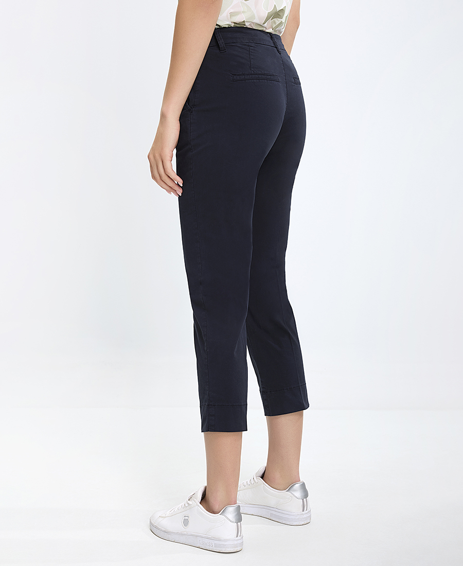 Γυναικείο Παντελόνι Regular Fit με Cropped Μήκος φωτογραφία