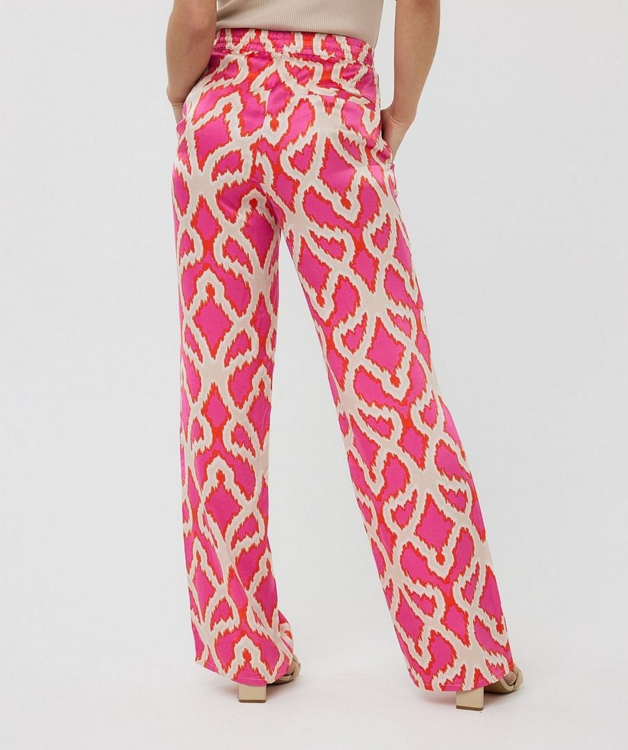 EsQualo Γυναικείο Παντελόνι Regular Fit Με Σχέδιο Disco Spark φωτογραφία