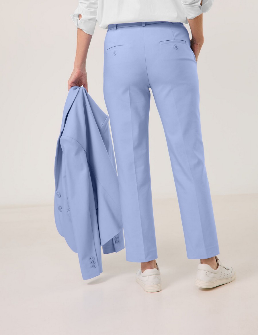 Gerry Weber Γυναικείο Παντελόνι Chino Comfortable Fit Μπλε φωτογραφία