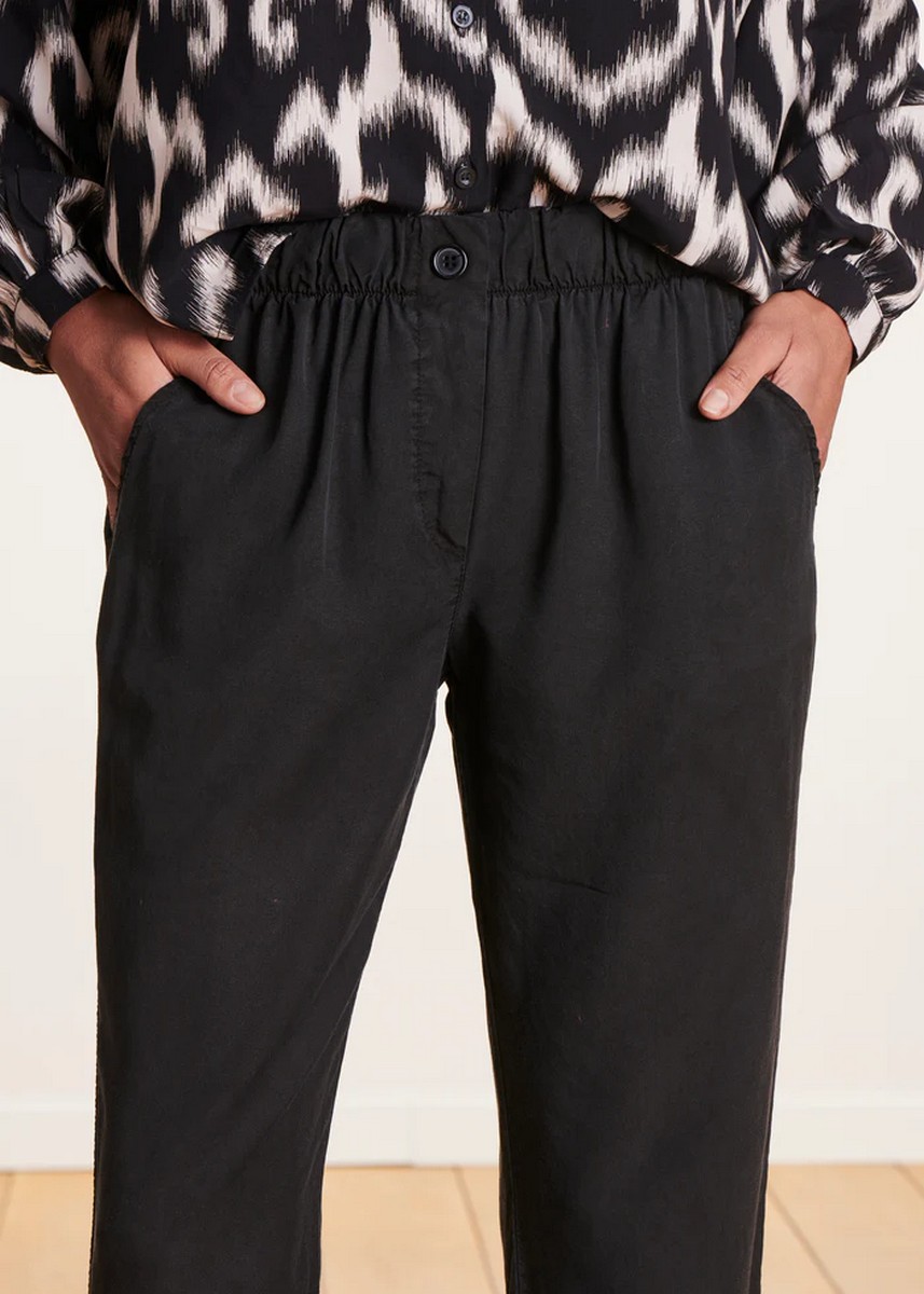 La Fee Maraboutee Γυναικείο Παντελόνι Αέρινο Straight Fit από Lyocell φωτογραφία