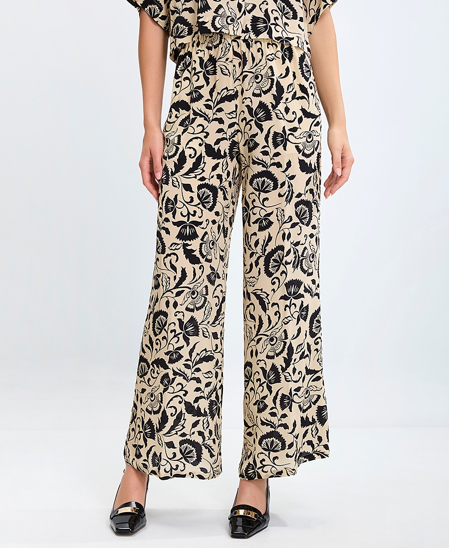 19.70 19.70 Γυναικείο Παντελόνι Regular Fit με Φλοράλ Μοτίβο