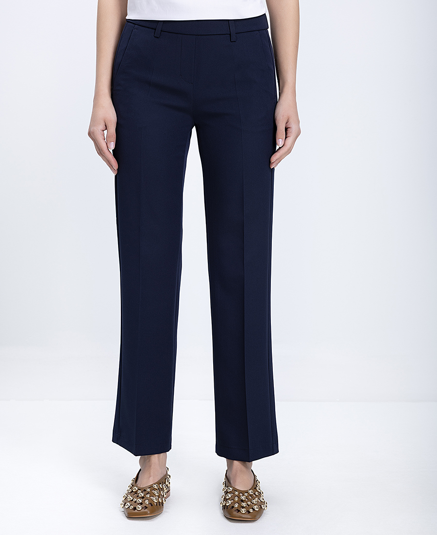 Γυναικείο Παντελόνι Cropped Tailored Fit Με Τσάκιση φωτογραφία