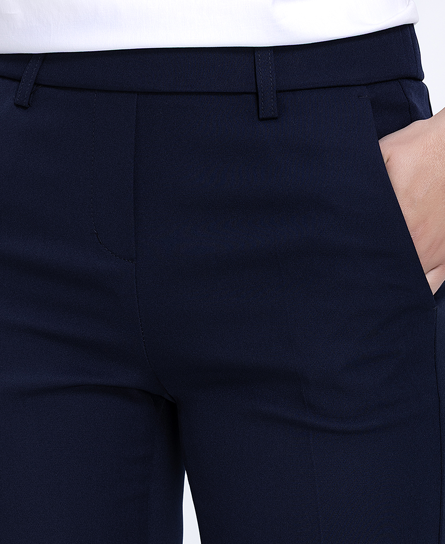 Γυναικείο Παντελόνι Cropped Tailored Fit Με Τσάκιση φωτογραφία