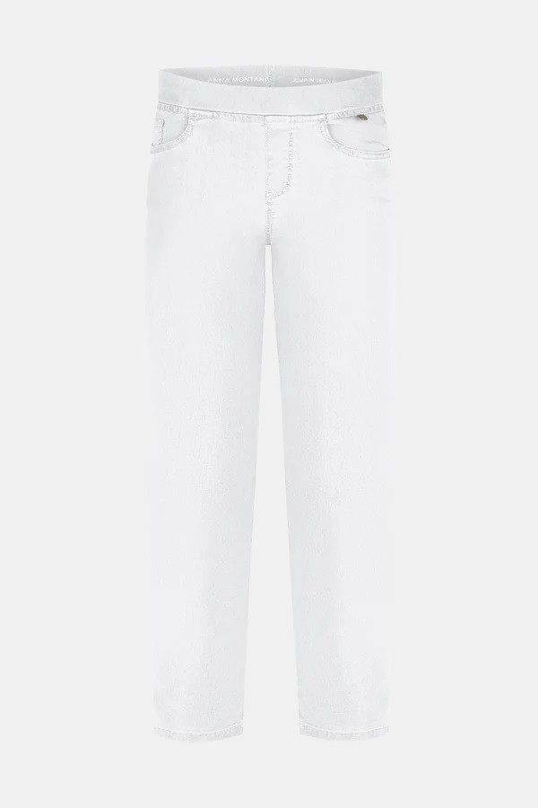 Anna Montana Γυναικείο Παντελόνι Τζιν 7/8 Με Ελαστική Μέση φωτογραφία