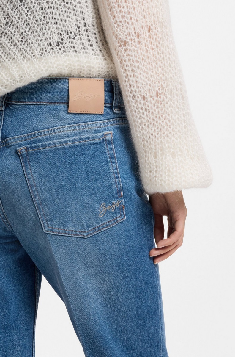 Boss Γυναικείο Τζιν Flare Fit Bootcut Cropped φωτογραφία