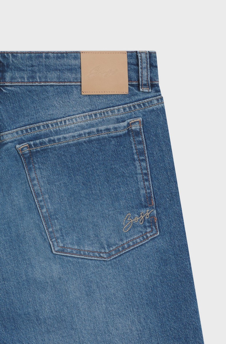 Boss Γυναικείο Τζιν Flare Fit Bootcut Cropped φωτογραφία