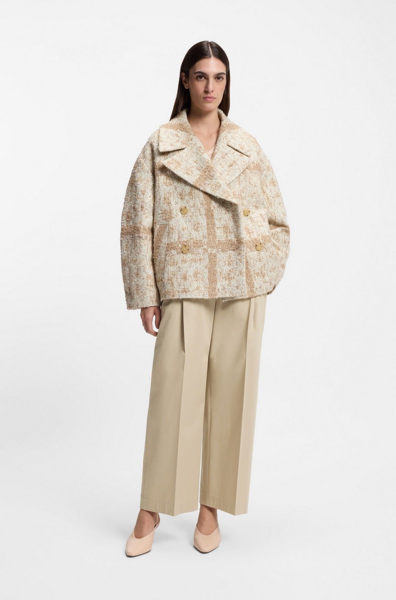 Boss Γυναικείο Παντελόνι Culottes Relaxed Fit