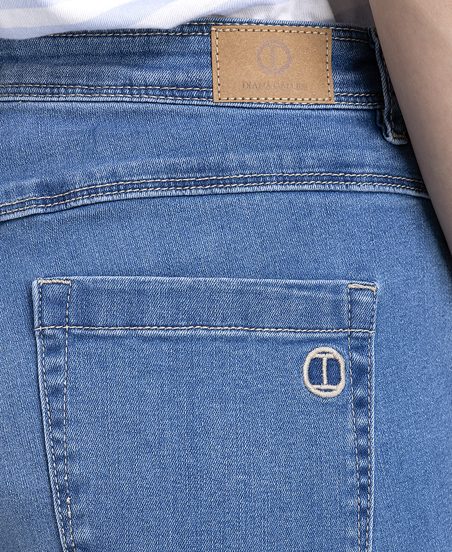 Diana D Γυναικείο Παντελόνι Denim Straight Leg High Rise Fit φωτογραφία