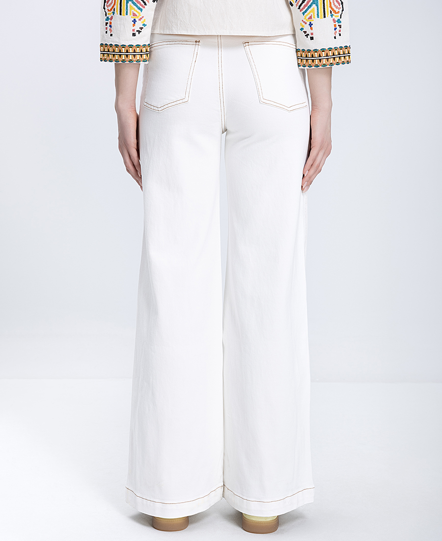 EsQualo Γυναικείο Παντελόνι Wide Leg High Rise Fit φωτογραφία