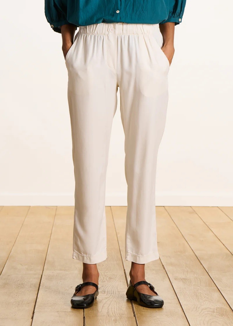 La Fee Maraboutee Γυναικείο Παντελόνι Lyocell Με Ελαστική Μέση