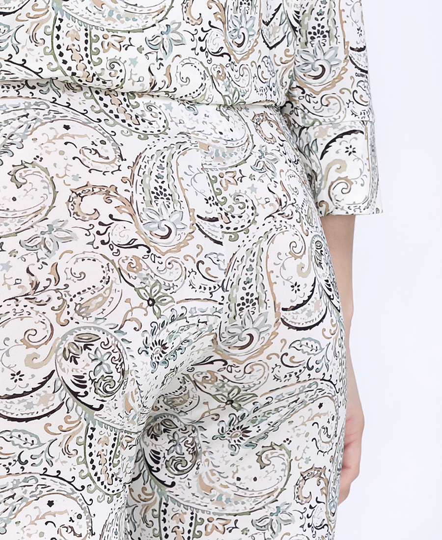 The Abito Γυναικεία Παντελόνα Με Paisley Μοτίβο φωτογραφία
