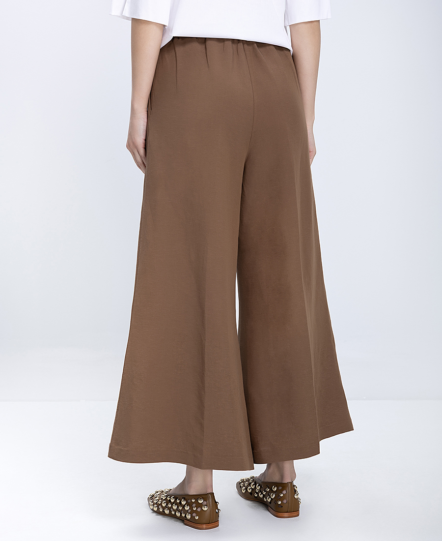 The Abito Γυναικείο Παντελόνα Wide Leg Fit Με Fluid Υφή φωτογραφία