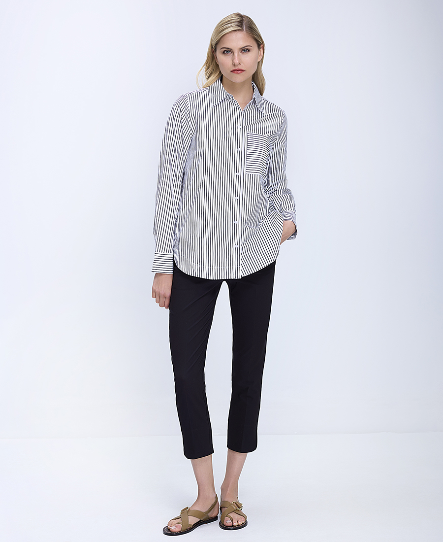 Γυναικείο Παντελόνι Cropped Slim Fit