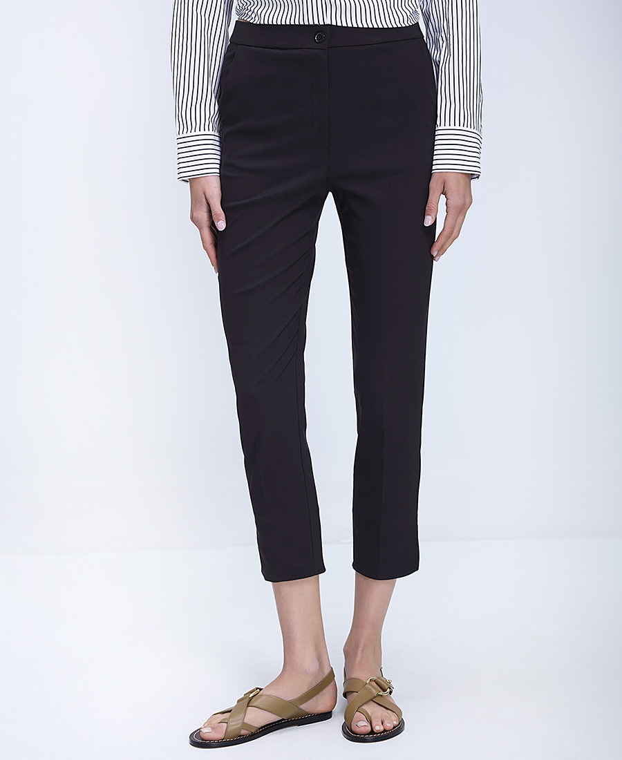 Γυναικείο Παντελόνι Cropped Slim Fit φωτογραφία