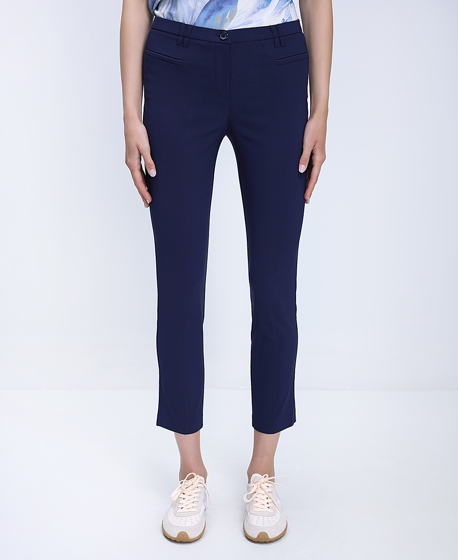 Γυναικείο Παντελόνι Cropped Slim Fit φωτογραφία