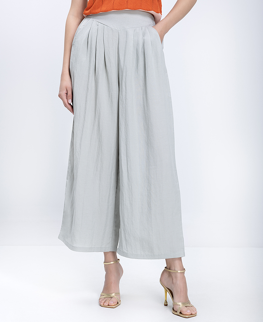 Luna Llena Γυναικείο Παντελόνι Culotte Wide Leg