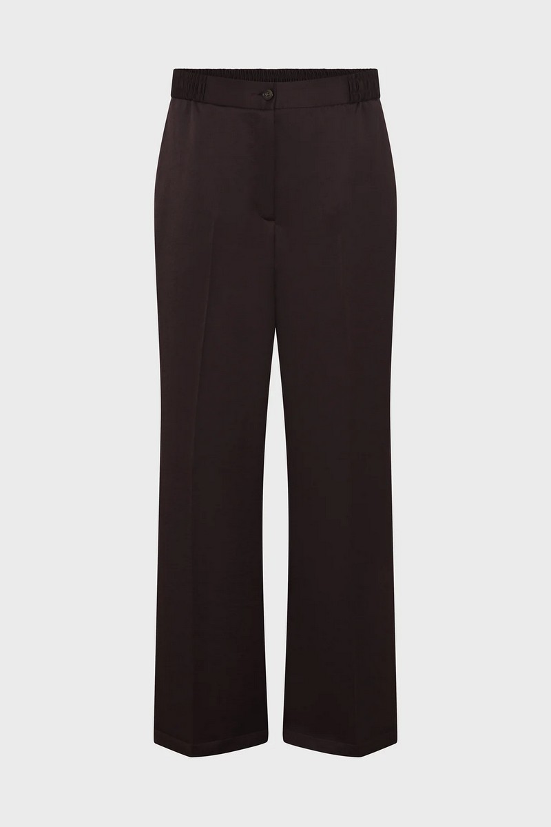 Gerard Darel Γυναικείο Παντελόνι Satin Fluid Fit Με Πιέτα φωτογραφία