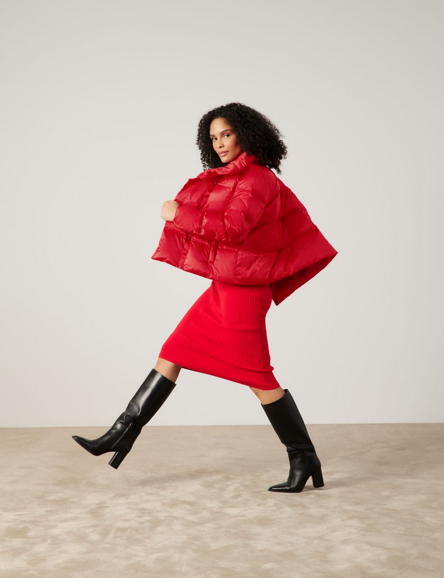 Gerry Weber Γυναικείο Τζάκετ Boxy Puffer Κόκκινο φωτογραφία