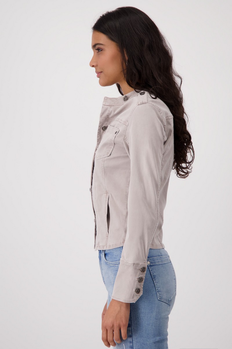 Monari Γυναικείο Jacket με Τσέπες Regular Fit σε Μπεζ φωτογραφία