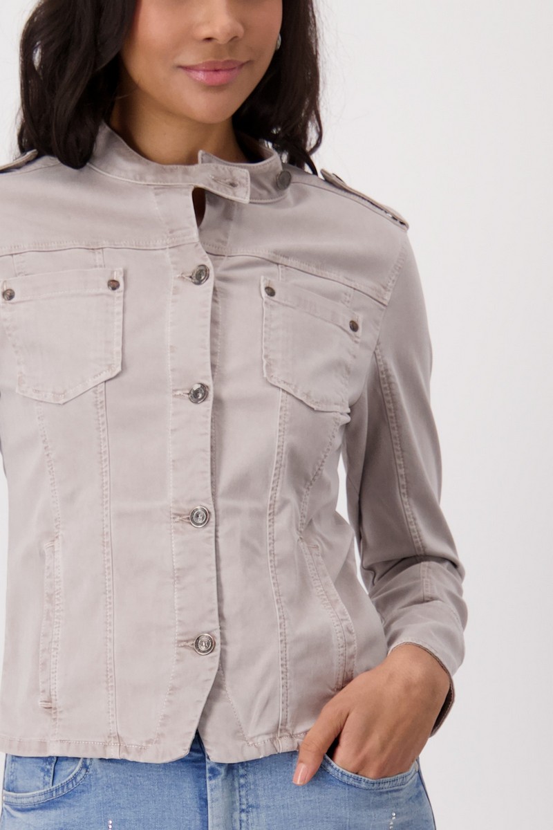 Monari Γυναικείο Jacket με Τσέπες Regular Fit σε Μπεζ φωτογραφία