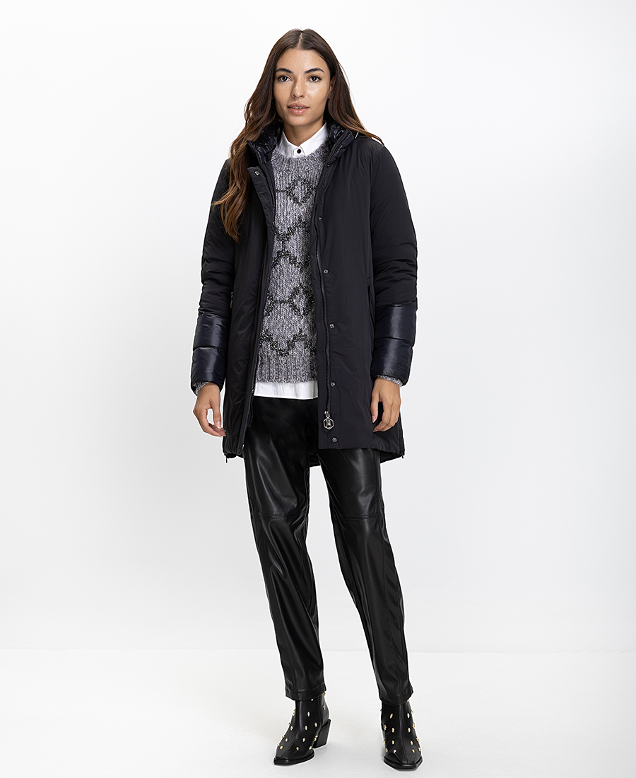 Ariela Montero Γυναικείο Μπουφάν Regular Fit Με Ψηλό Γιακά φωτογραφία