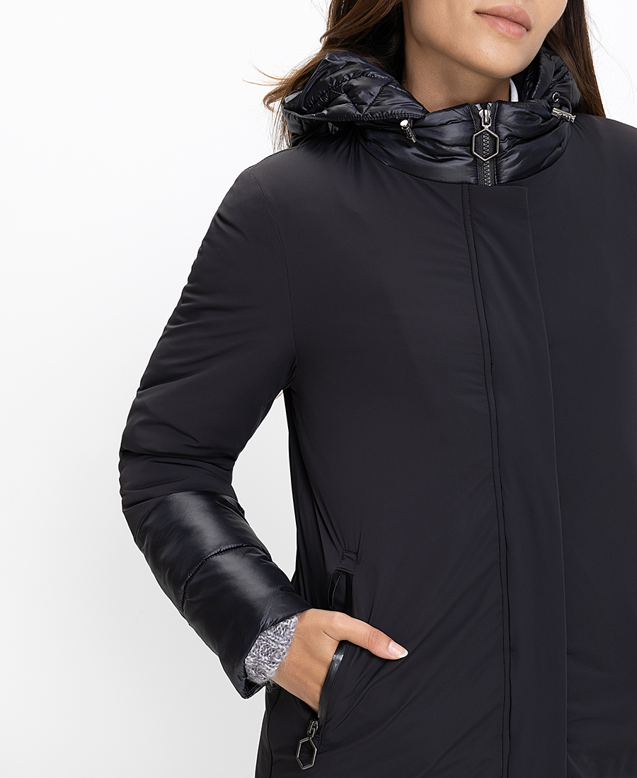 Ariela Montero Γυναικείο Μπουφάν Regular Fit Με Ψηλό Γιακά φωτογραφία