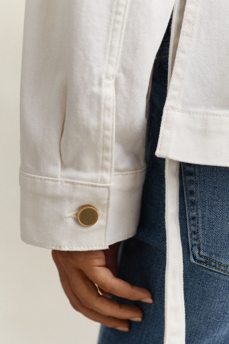 Gant Γυναικείο Denim Jacket Relaxed Fit Με Ζώνη Και Τσέπες Στήθους φωτογραφία