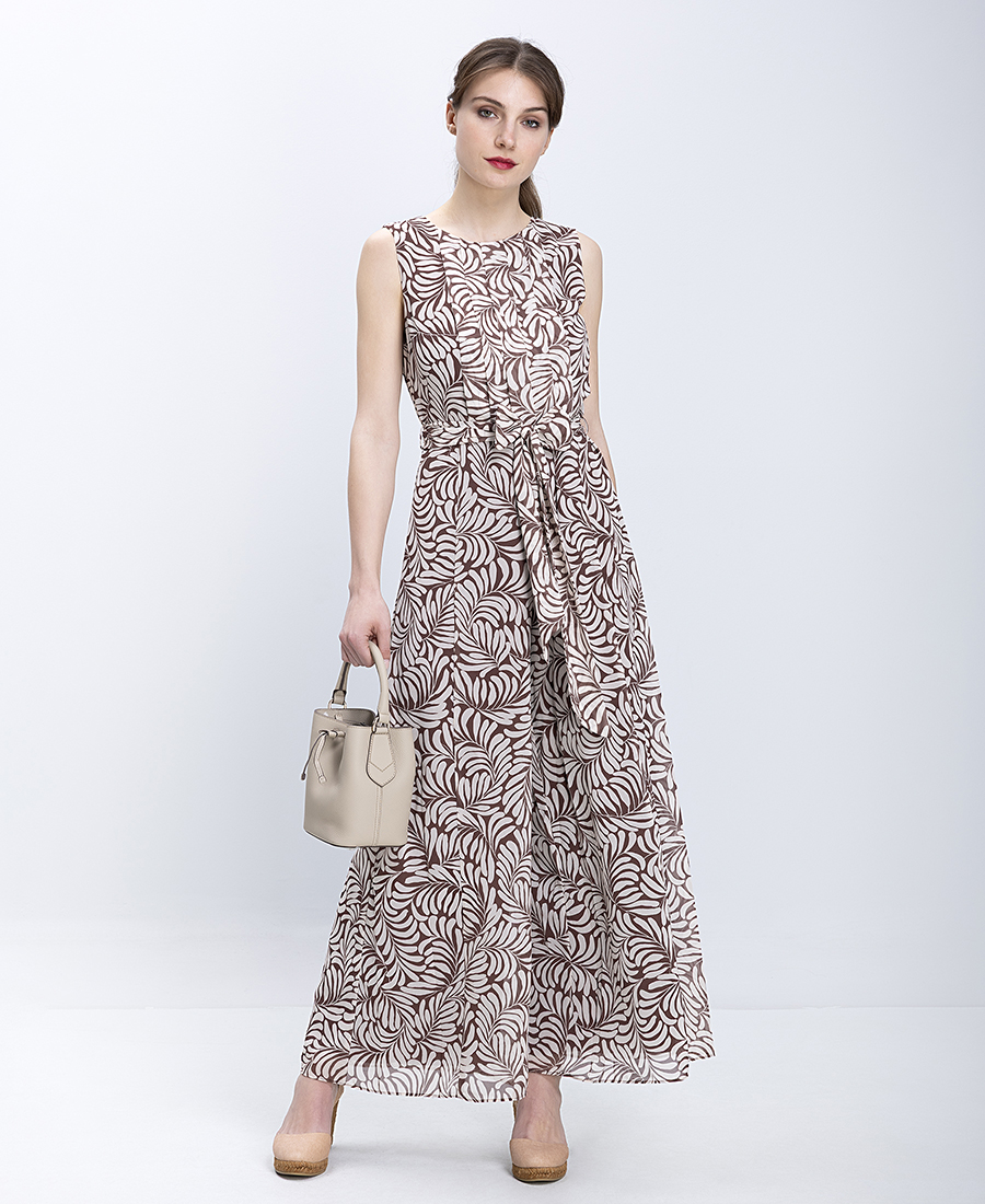 Phase Eight Γυναικεία Ολόσωμη Φόρμα Με Φλοράλ Σχέδιο Wide Leg Fit