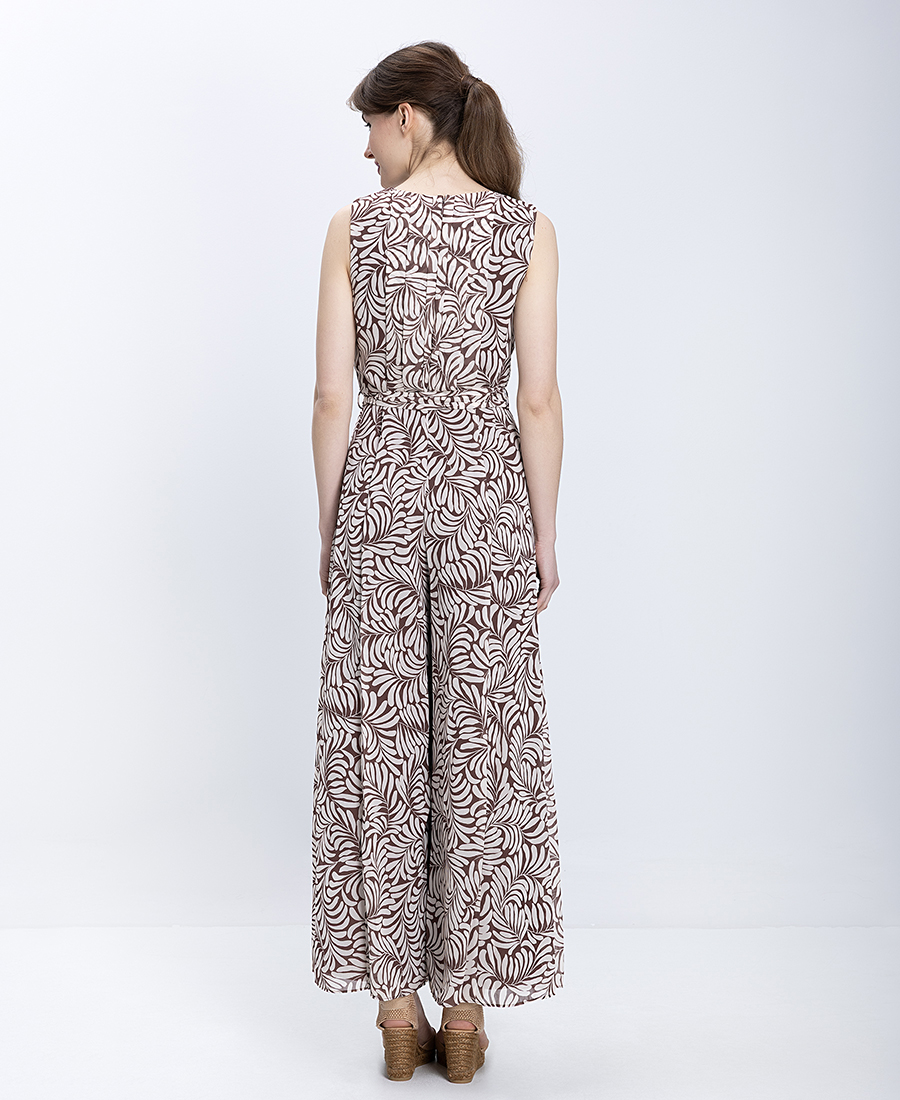Phase Eight Γυναικεία Ολόσωμη Φόρμα Με Φλοράλ Σχέδιο Wide Leg Fit