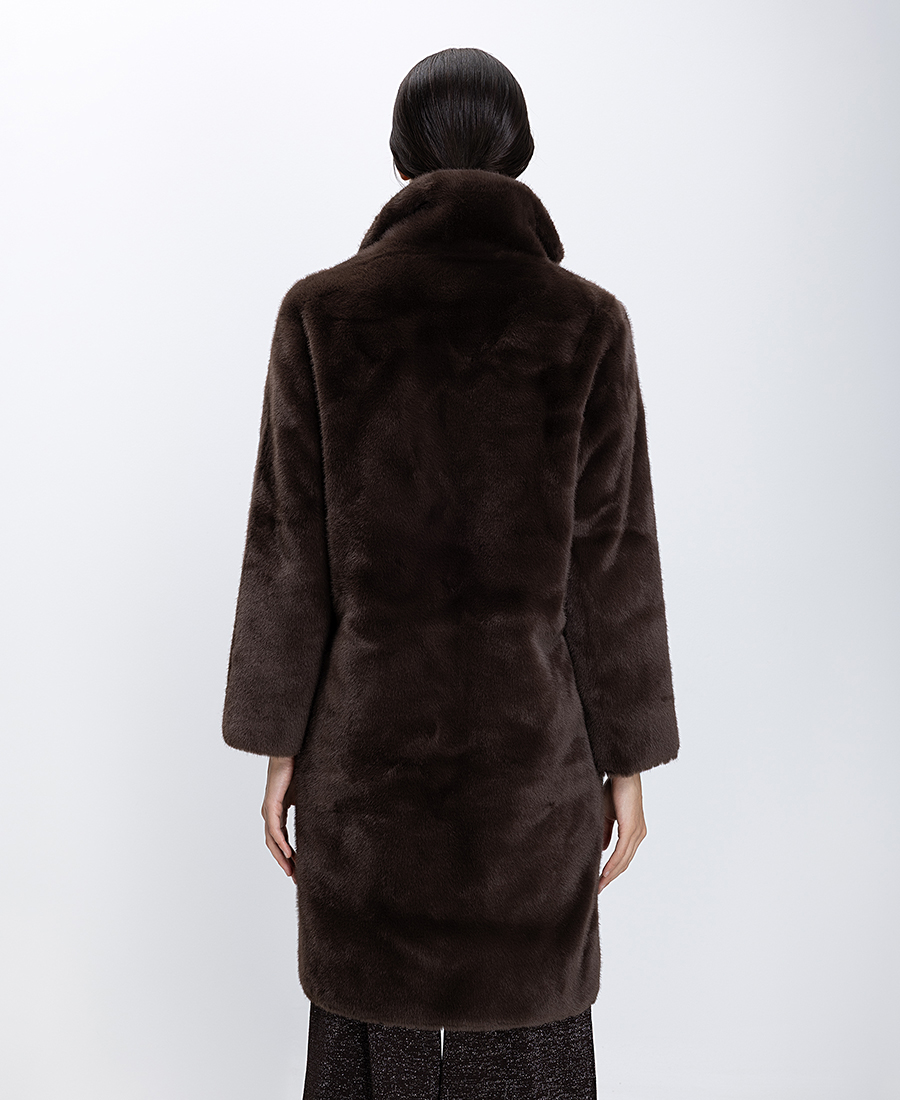 Tavus Γυναικεία Γούνα Από Eco Suede Διπλής Όψης φωτογραφία