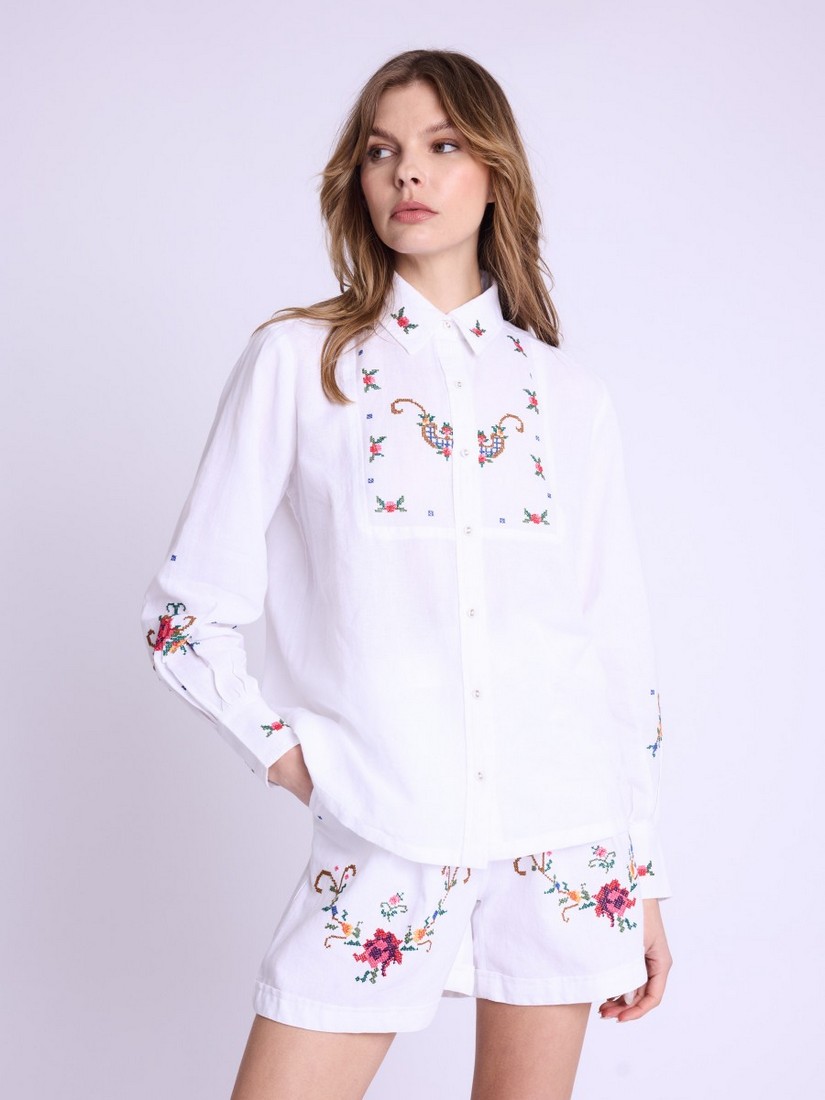 Berenice Berenice Embroidered shirt