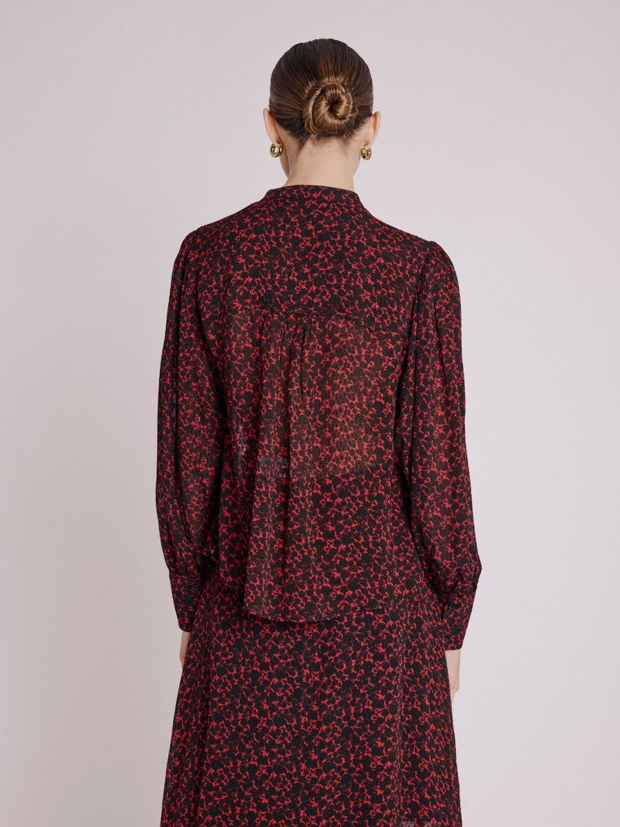 Berenice Γυναικείο Πουκάμισο Μακρυμάνικο Loose Fit All Over Print φωτογραφία