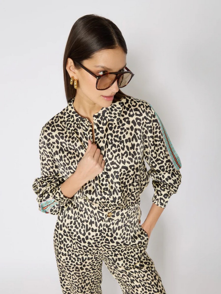 Berenice Γυναικείο Πουκάμισο Regular Fit Jungle Print φωτογραφία