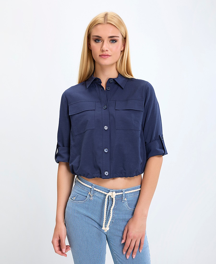 Gerry Weber Γυναικείο Πουκάμισο Regular Fit Με Τσέπες Και Κουμπιά