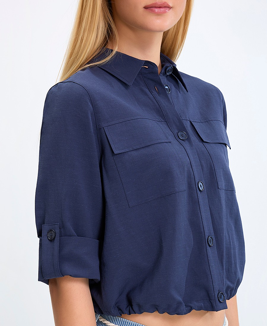 Gerry Weber Γυναικείο Πουκάμισο Regular Fit Με Τσέπες Και Κουμπιά φωτογραφία