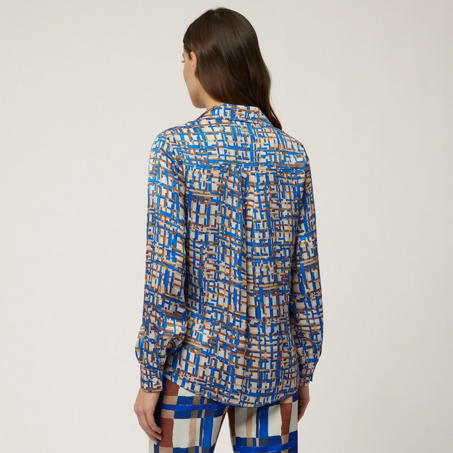 Harmont & Blaine Γυναικείο Πουκάμισο με Πολύχρωμο Μοτίβο Comfort Fit φωτογραφία