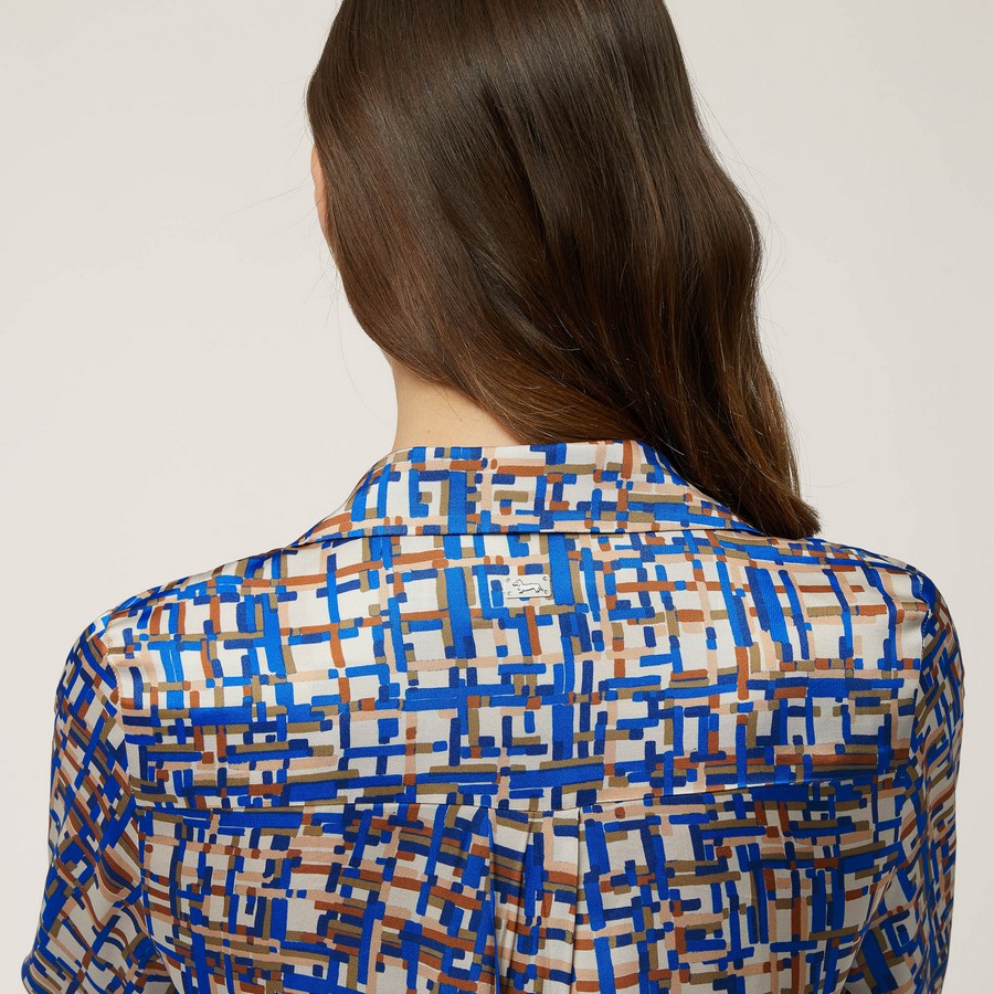 Harmont & Blaine Γυναικείο Πουκάμισο με Πολύχρωμο Μοτίβο Comfort Fit φωτογραφία