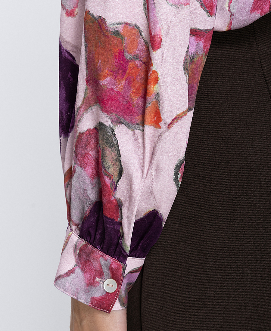 Γυναικείο Πουκάμισο Με Floral Σχέδιο Regular Fit φωτογραφία