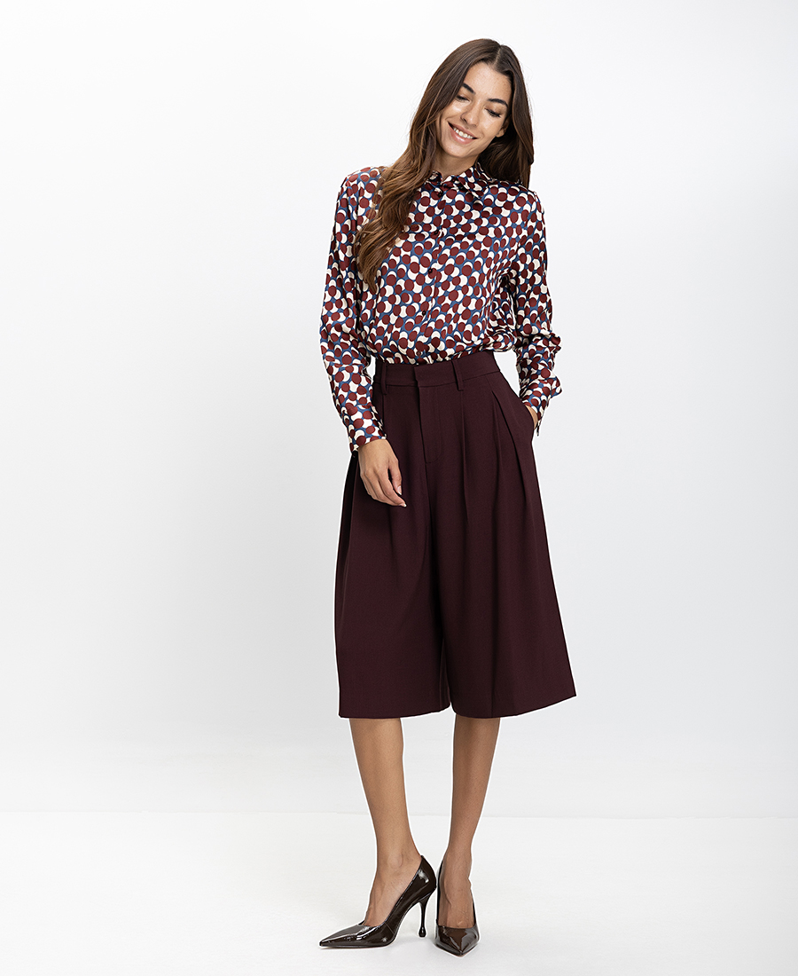 Diana D. Γυναικείο Πουκάμισο Regular Fit Με Γεωμετρικό Print φωτογραφία