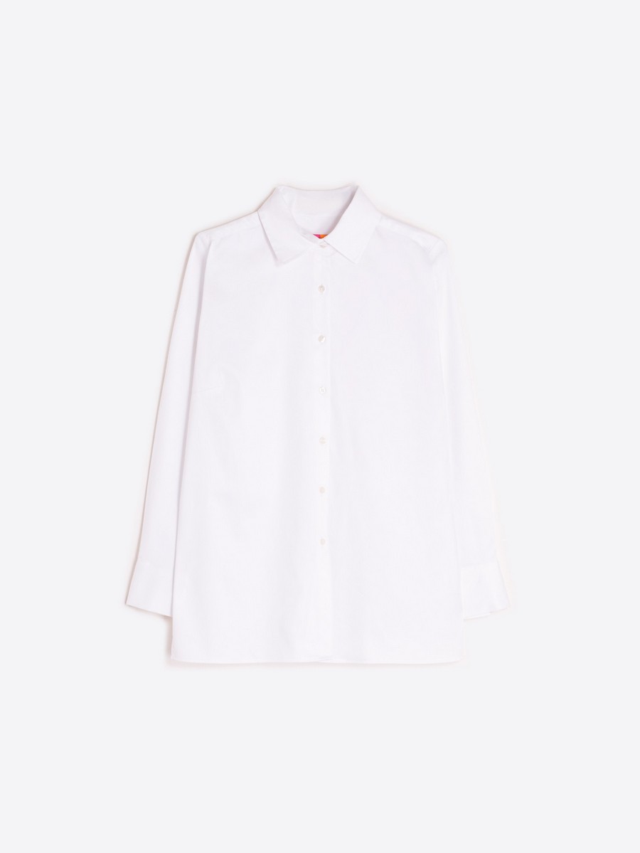 Vilagallo Γυναικείο Πουκάμισο Regular Fit Βαμβακερό Με Statement Κουμπιά Στην Πλάτη φωτογραφία