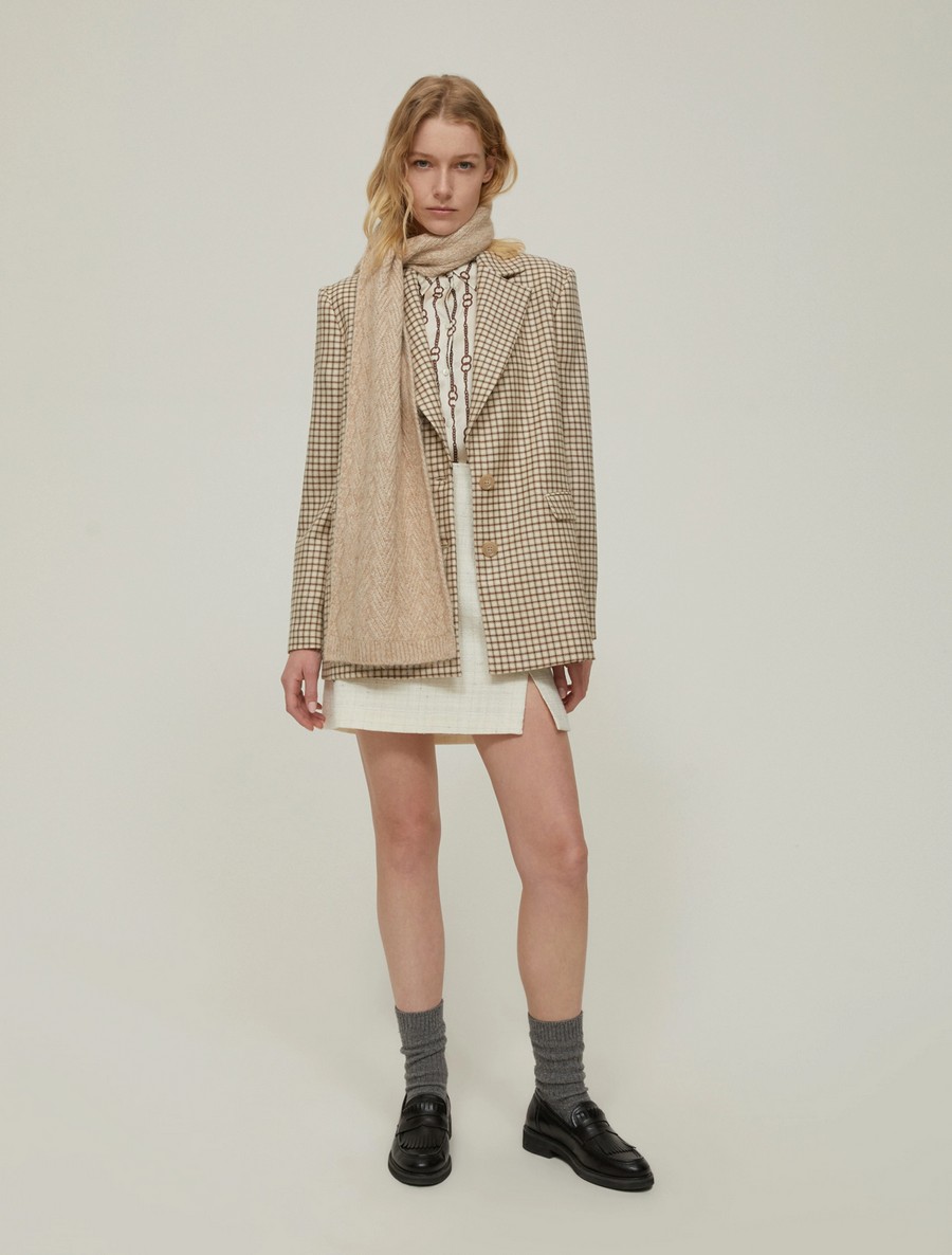 Penny Black Γυναικείο Πουκάμισο Σατέν με All Over Print Regular Fit σε Ιβουάρ φωτογραφία