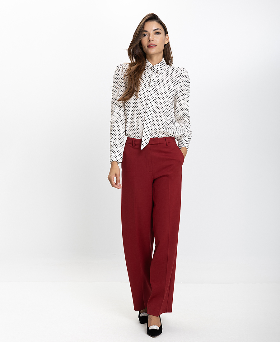 Petite Mendigote Paris Γυναικείο Πουκάμισο Με Γιακά Μαντίλι Coton Slim Fit φωτογραφία